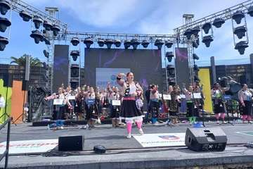 Carrera de Tacones del Carnaval de Telde 2023/TA e Ildefonso Rodríguez.